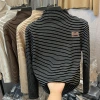 This autumn and winter collection features plush undergarments for both boys and girls, as well as semi-high-neck long-sleeved T-shirts and striped cartoon tops for children details Picture